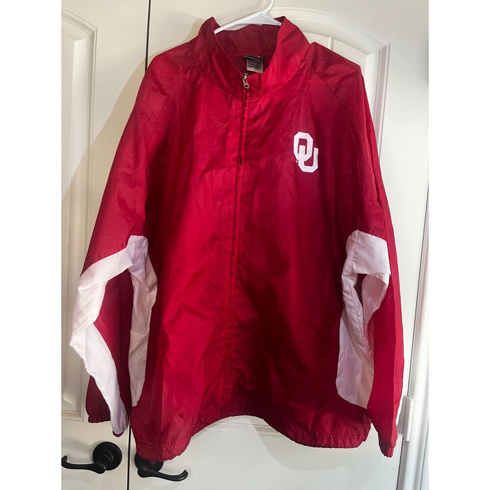 Vintage Oklahoma Sooners Windbreaker | Oversized OU Gameday Jacket XL